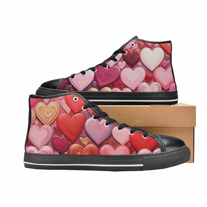 MEN'S No Words Or High Top Canvas Surreal Custom Shoes