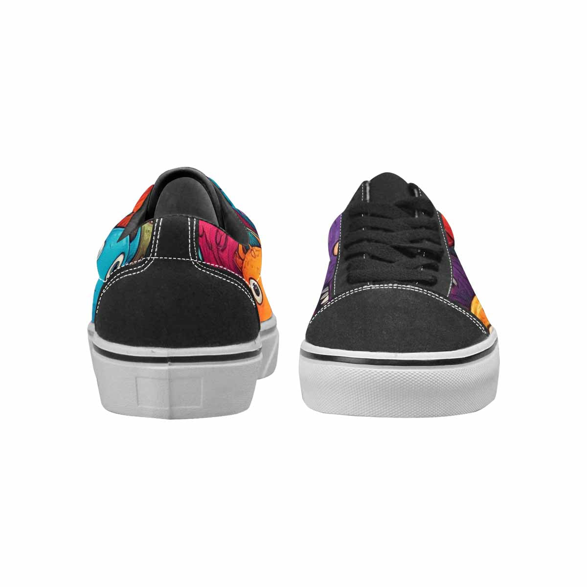 WOMEN'S Monsters (general) Cartoon Monst Lace-Up Canvas Dreamlike Shoes