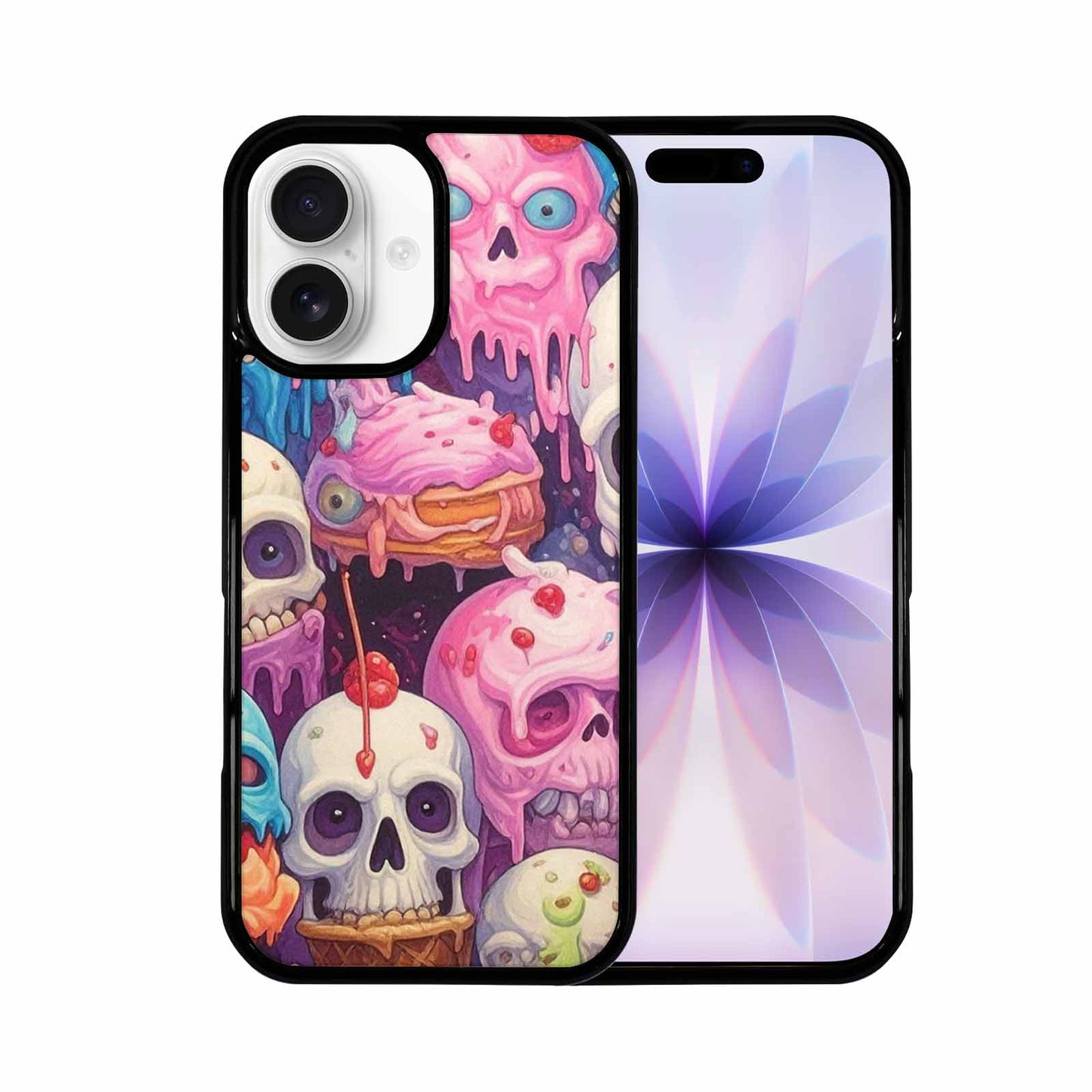 iPhone 17 Case — Ice Cream Monsters Skullsmelti Gothic Skulls, Custom Made Phone Cover