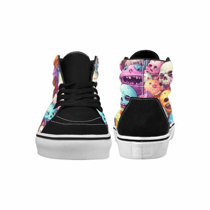 MEN'S Ice Cream Monsters  High Top Canvas Aesthetic Custom Shoes