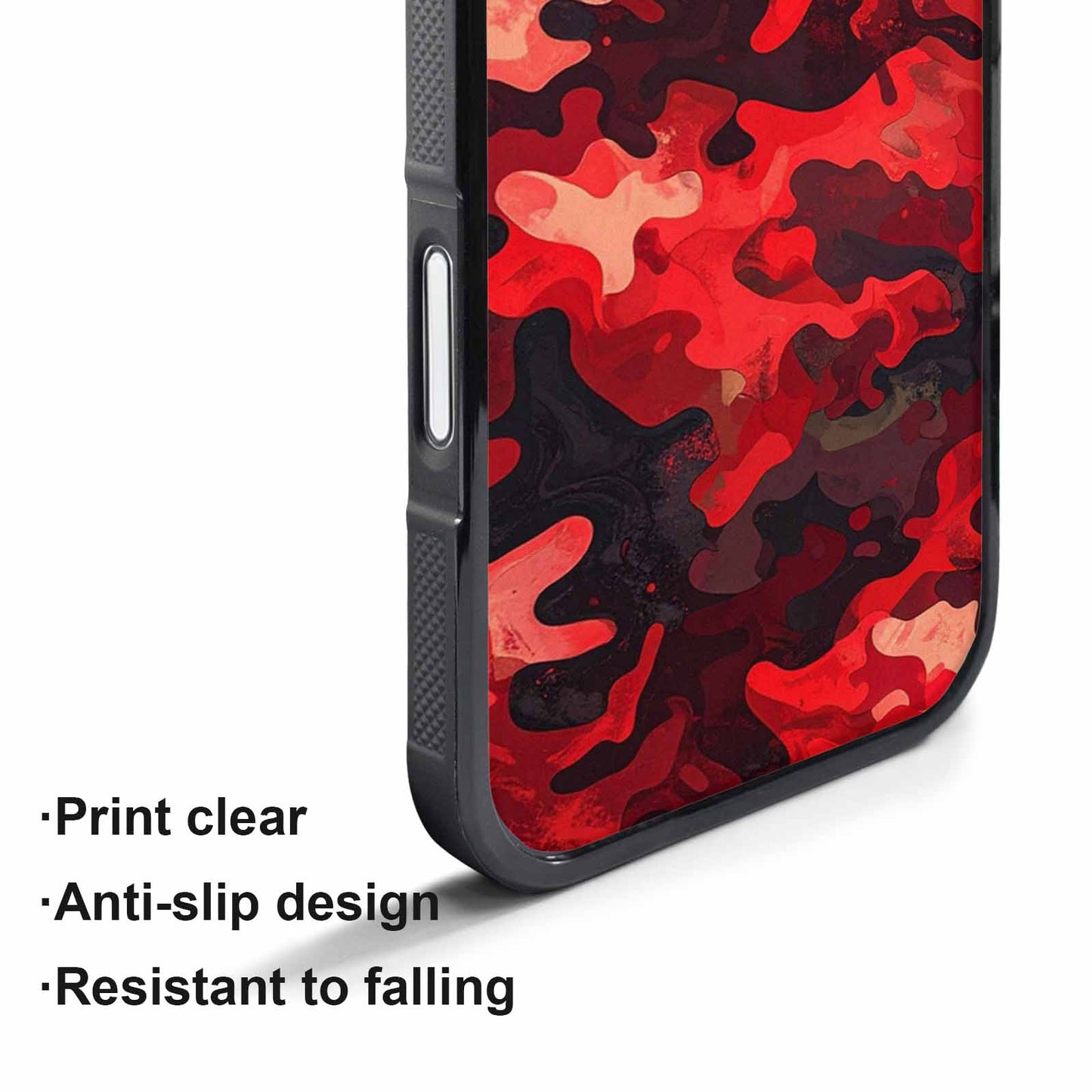 iPhone 17 Pro Case — Small Military Camouflage Blotch Pattern Camo, Customized Protective Case