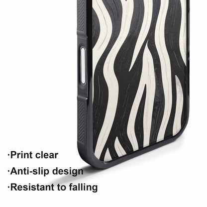iPhone 17 Pro Max Case — Modern Zebra Stripe Animal Print, Custom Designed Case Cover