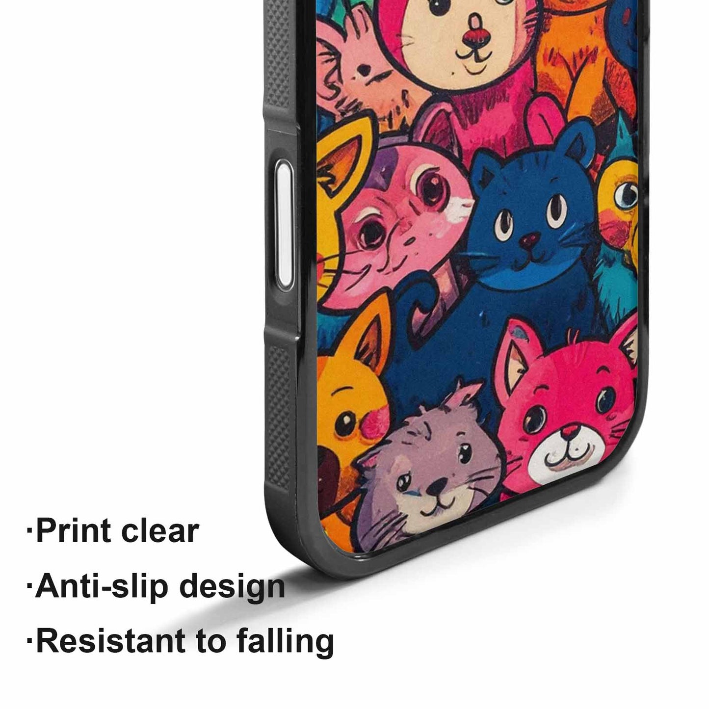 iPhone 17 Case — Seamless Tileable Pattern Of Cartoon Cute, Custom Made Phone Cover