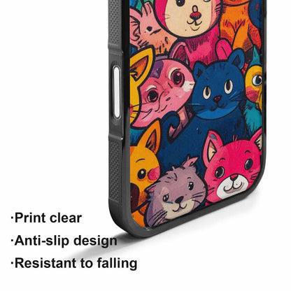 iPhone 17 Case — Seamless Tileable Pattern Of Cartoon Cute, Custom Made Phone Cover
