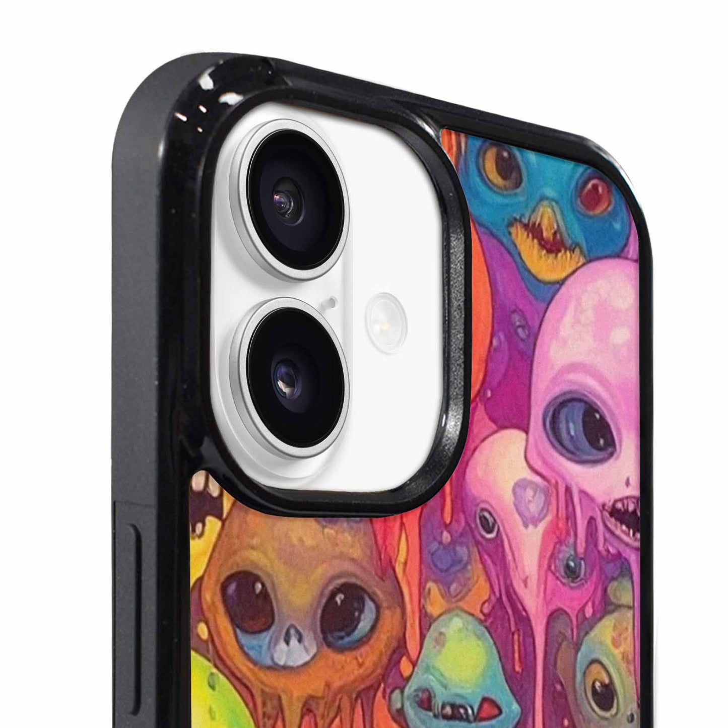 iPhone 17 Case — Aliens Tie Dyemelting Aliens Tie Dye, Custom Printed Phone Case