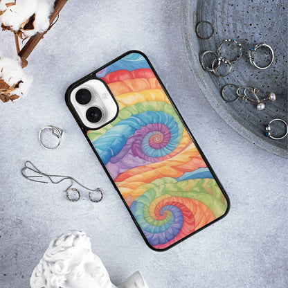 iPhone 16 Plus Case — Tie Dye Swirls Tie Dye Swirls, Personalized Phone Case