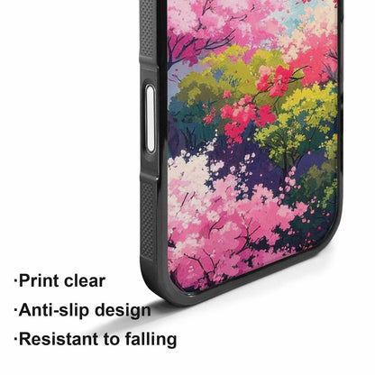 iPhone 17 Case — Cherry Blossom Branch Cherry Original Art, Custom Print Case Cover