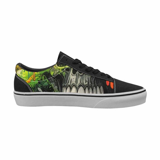 WOMEN'S Rainbow From Skull S Lace-Up Canvas Dreamlike Custom Shoes