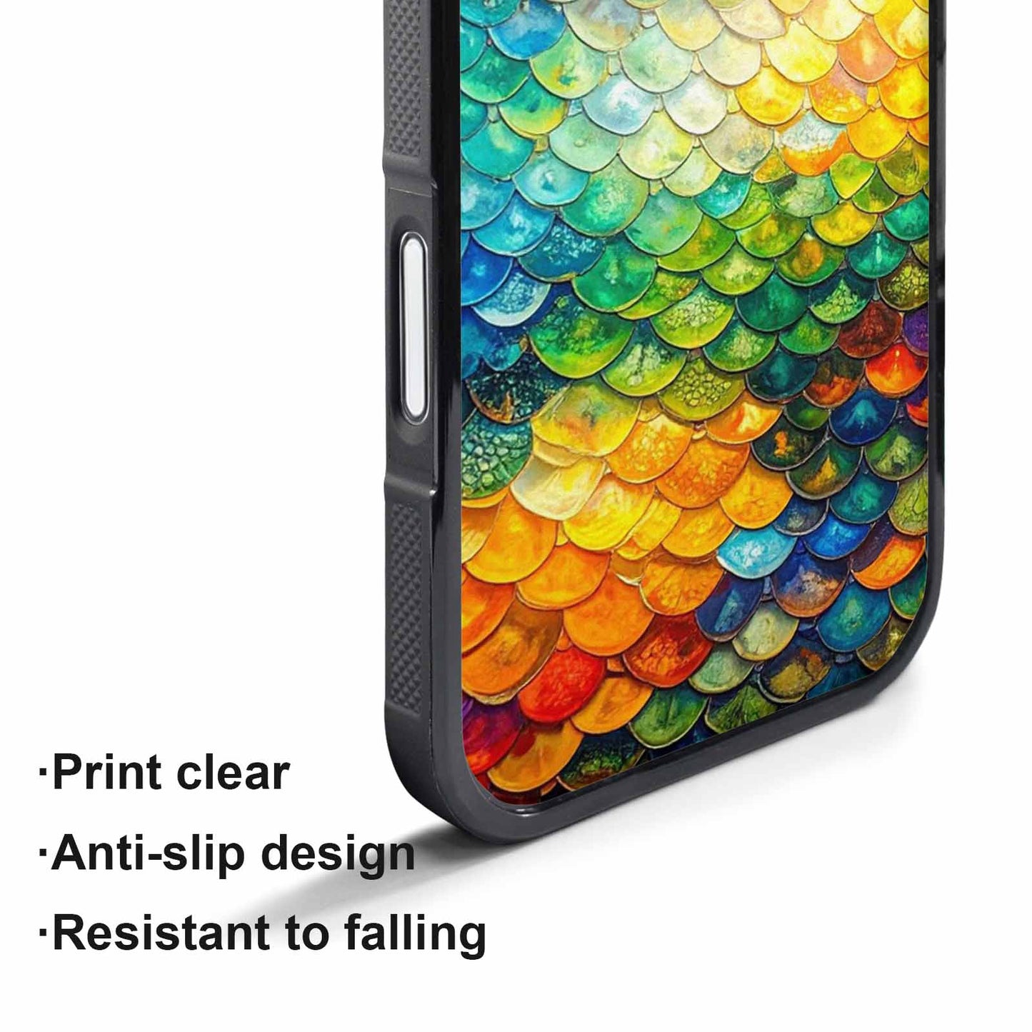 iPhone 17 Pro Case — Reptile Scale Full Color Vibrant Original, Custom Made Phone Cover