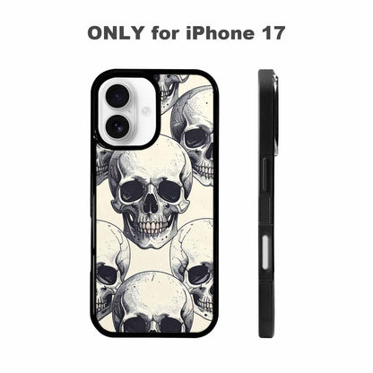 iPhone 17 Case — Skull Dark Art Gothic Print Gothic, Personalized Phone Case
