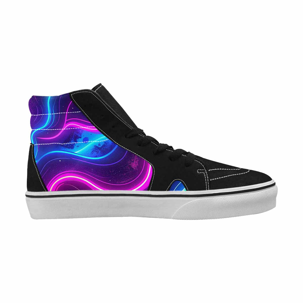 WOMEN'S 80S Neon Cartoon High Top Canvas Dark Academia Sneakers