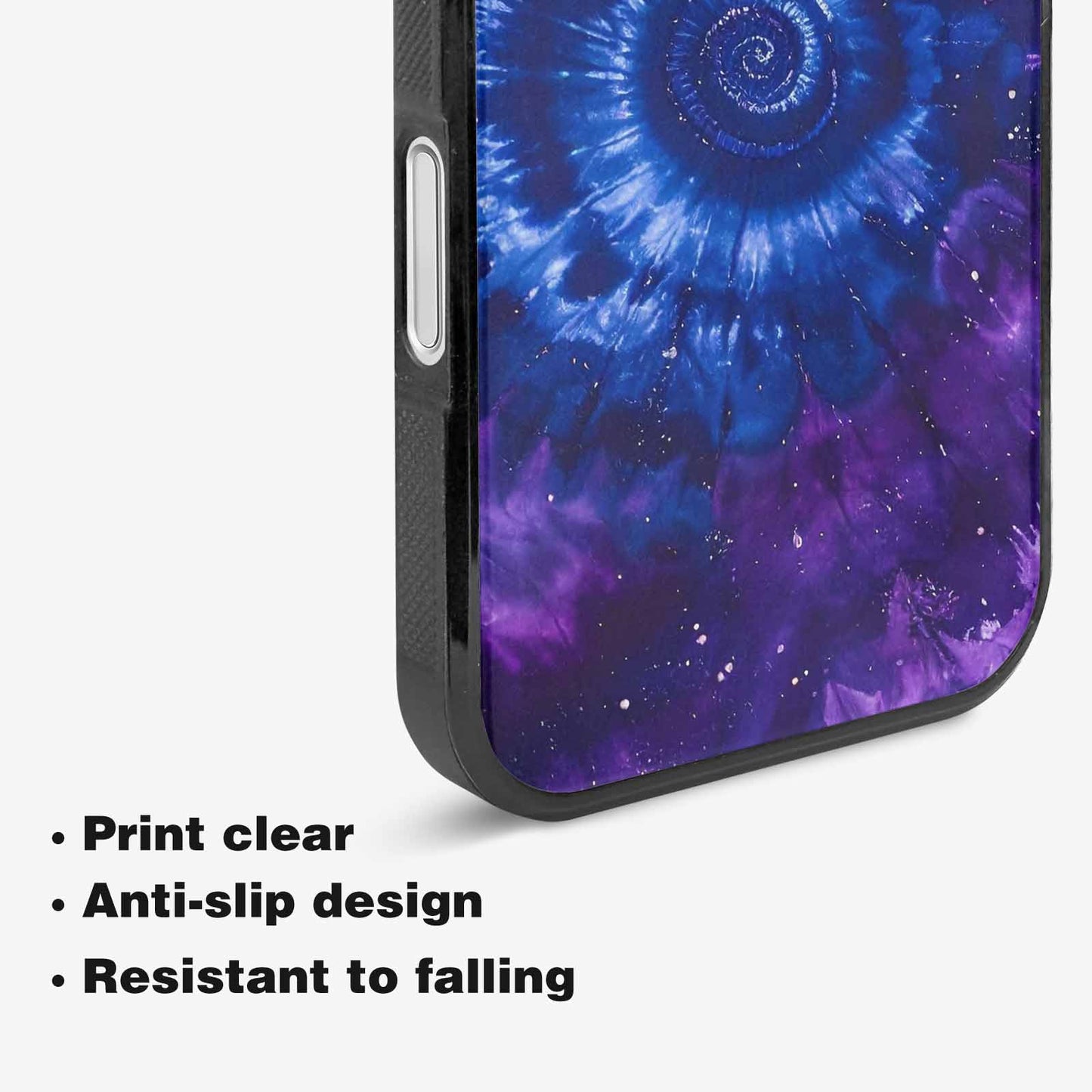 iPhone 16 Plus Case — Cosmic Tie Dye, Custom Printed Phone Case