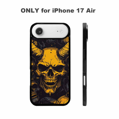 iPhone 17 Air Case — Skull Dark Art Gothic Print Gothic, Custom Printed Phone Case
