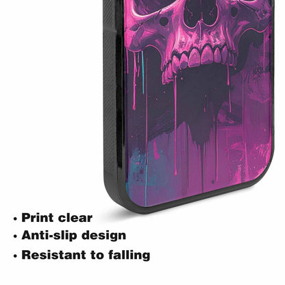 iPhone 15 Case — 1000\'s Of Skulls Overlapping Each Other, Custom Printed Phone Case