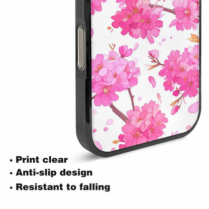 iPhone 16 Pro Max Case — Cherry Blossom Branch Cherry Blo, Custom Phone Case
