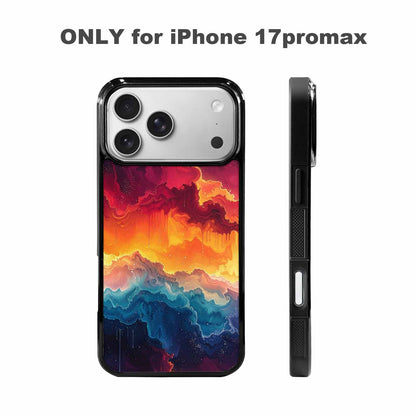 iPhone 17 Pro Max Case — Seamless Tileable Pattern Of Galaxy Space, Customized Protective Case