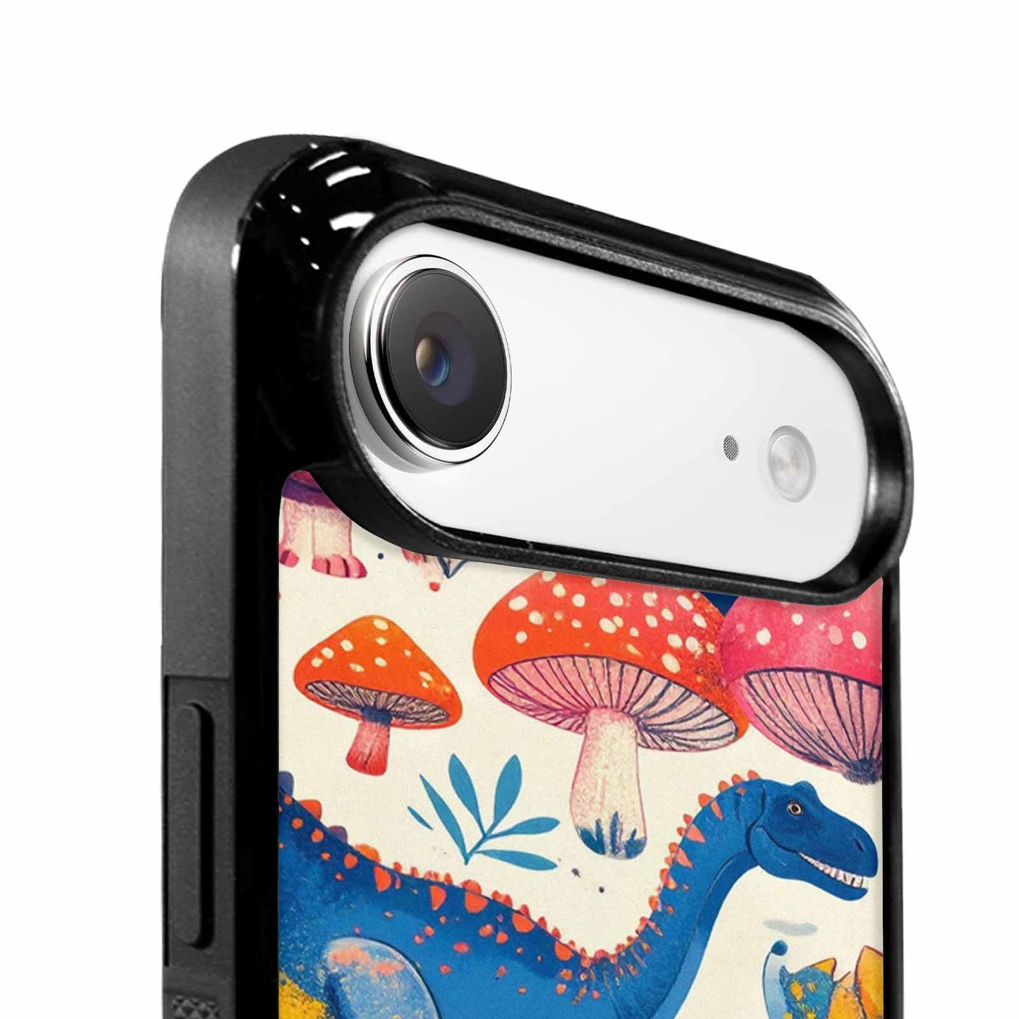 iPhone 17 Air Case — Vintage Dinosaurs Mushroom Retro Vintage, Unique Phone Case Design