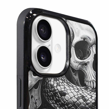 iPhone 17 Case — Skull Dark Art Gothic Print Gothic, Customized Protective Case