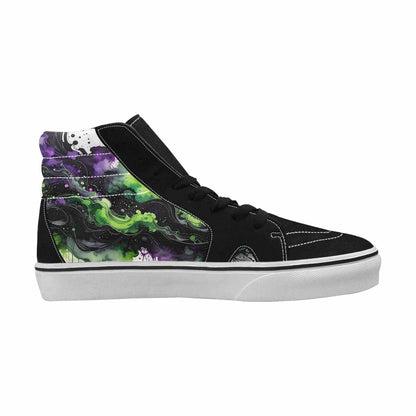 MEN'S Galaxy Nebula High Top Canvas Melting Art Custom Sneakers