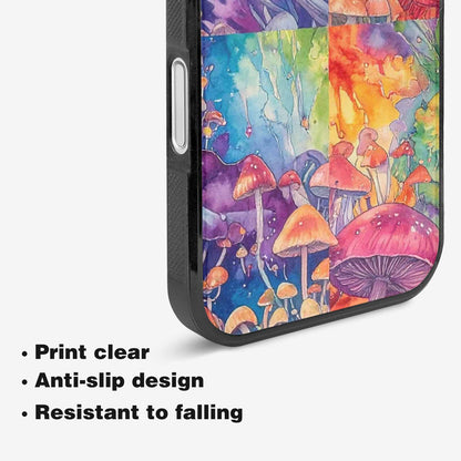 iPhone 16 Plus Case — Mushrooms Tie Dyemushrooms Pat 6t6 Personalized, Original Design Phone Case