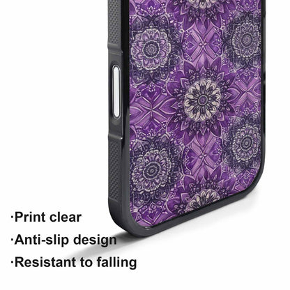 iPhone 17 Pro Case — Small Mandala Pattern Randomly Varying Floral, Unique Phone Case Design