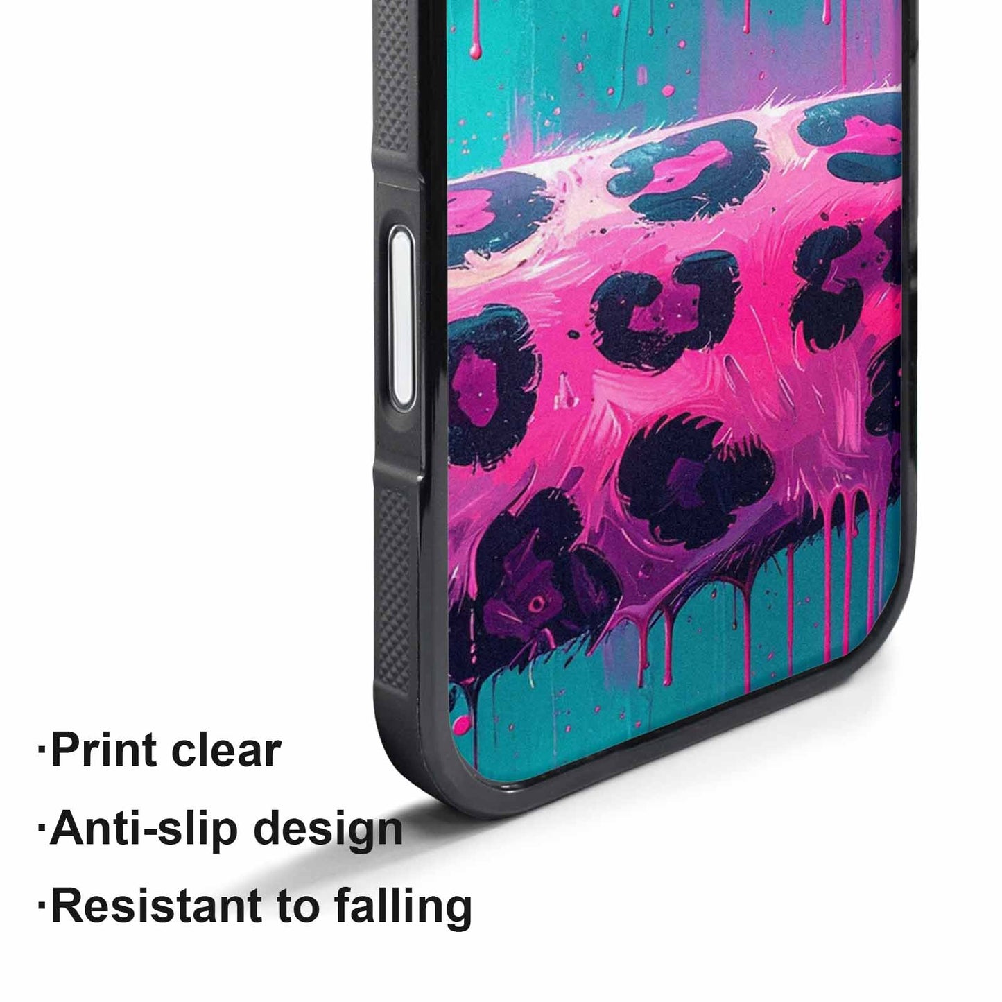 iPhone 17 Pro Max Case — Seamless Tileable Pattern Of Animal Print, Custom Print Case Cover