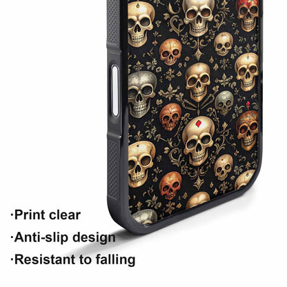 iPhone 17 Air Case — Skull Dark Art Gothic Print Gothic, Customized Protective Case