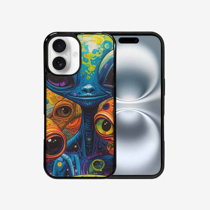 iPhone 16 Case — Cartoon Alien Characters, Personalized Phone Case