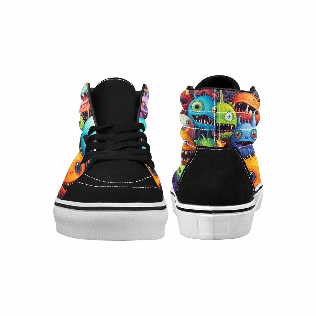 MEN'S Multi High Top Canvas Grunge Custom Shoes