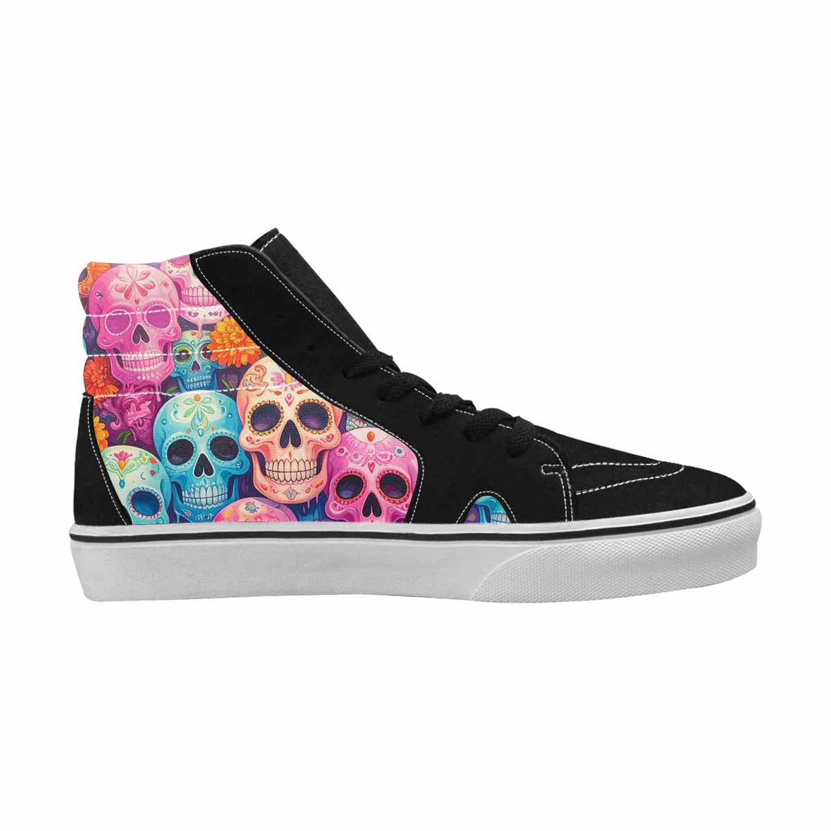 MEN'S Sugar Skulls Melting Sugar High Top Canvas Dreamcore Shoes