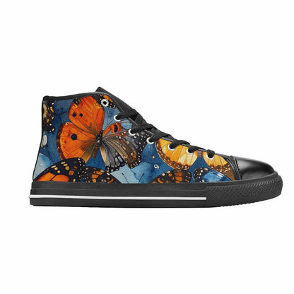 MEN'S Butterfly Wing High Top Canvas Vivid Sneakers