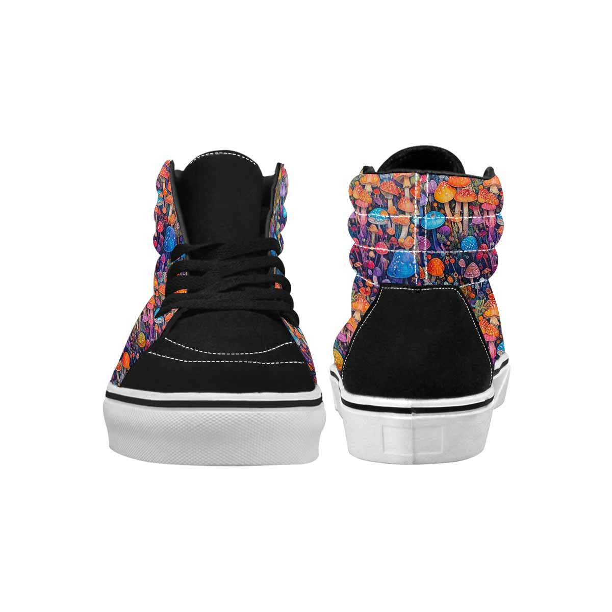 MEN'S Mushrooms (general) Mushrooms Pa High Top Canvas Vivid Custom Sneakers