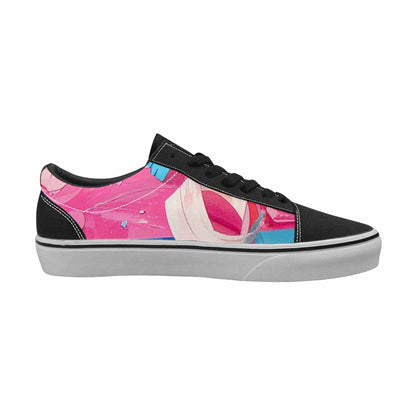 WOMEN'S Transgender Pride Flag Lace-Up Canvas Surreal Shoes