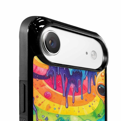 iPhone 17 Air Case — Aliens Tie Dyemelting Aliens P Tie, Custom Printed Phone Case