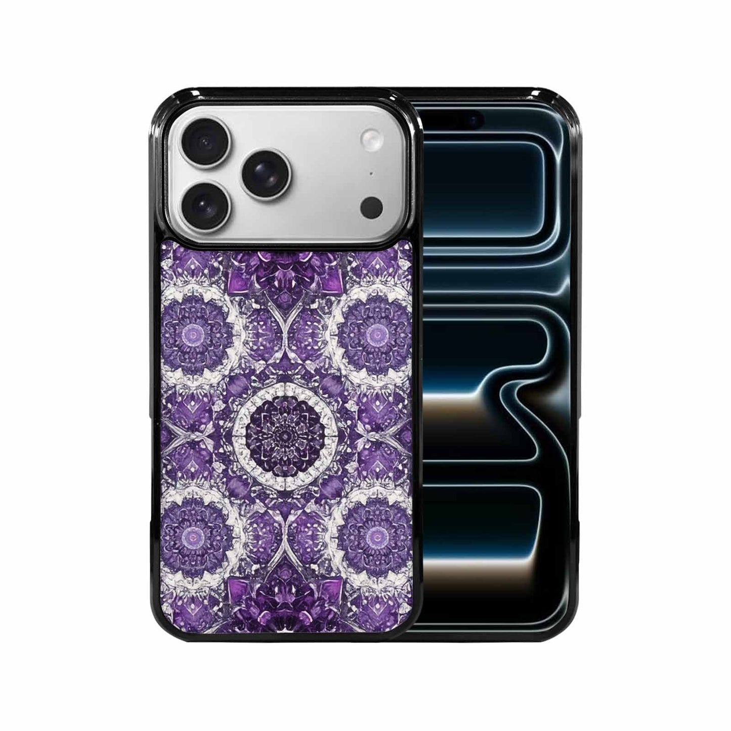 iPhone 17 Pro Max Case — Small Mandala Pattern, Randomly Floral, Unique Phone Case Design