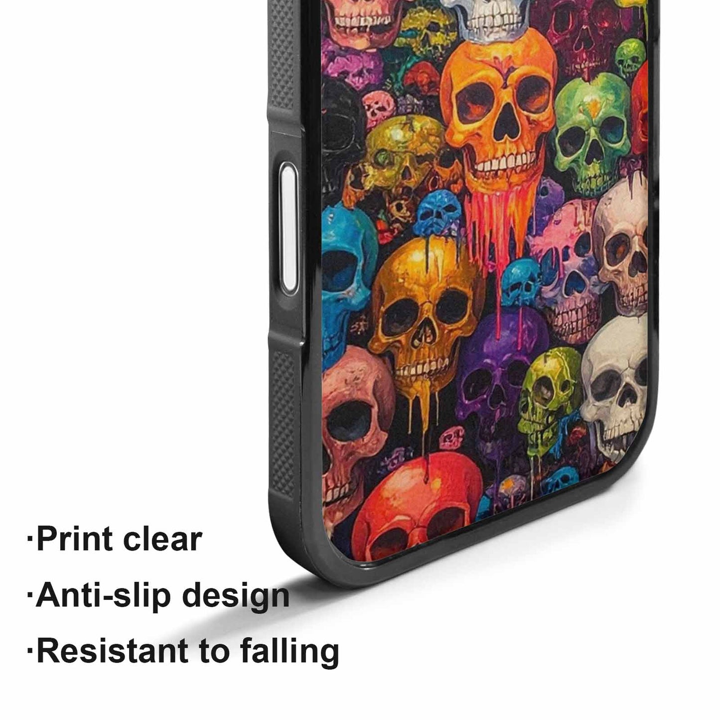 iPhone 17 Case — Skulls (general) Skulls Pattern Gothic Skulls, Personalized Phone Case