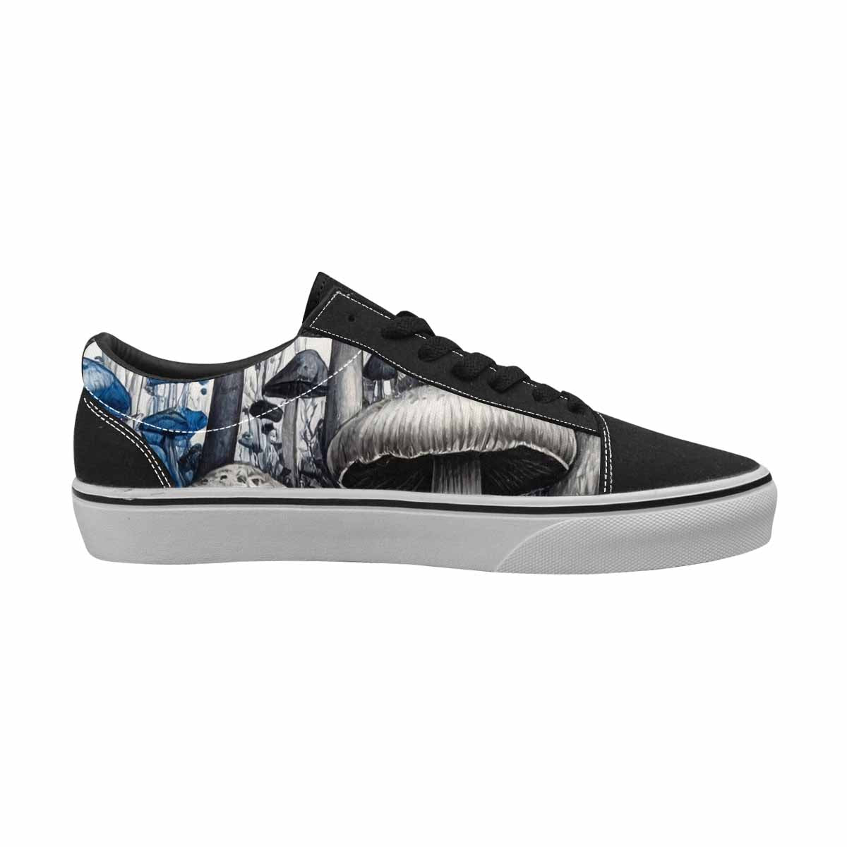 WOMEN'S Mushrooms (general) Lace-Up Canvas Grunge Shoes