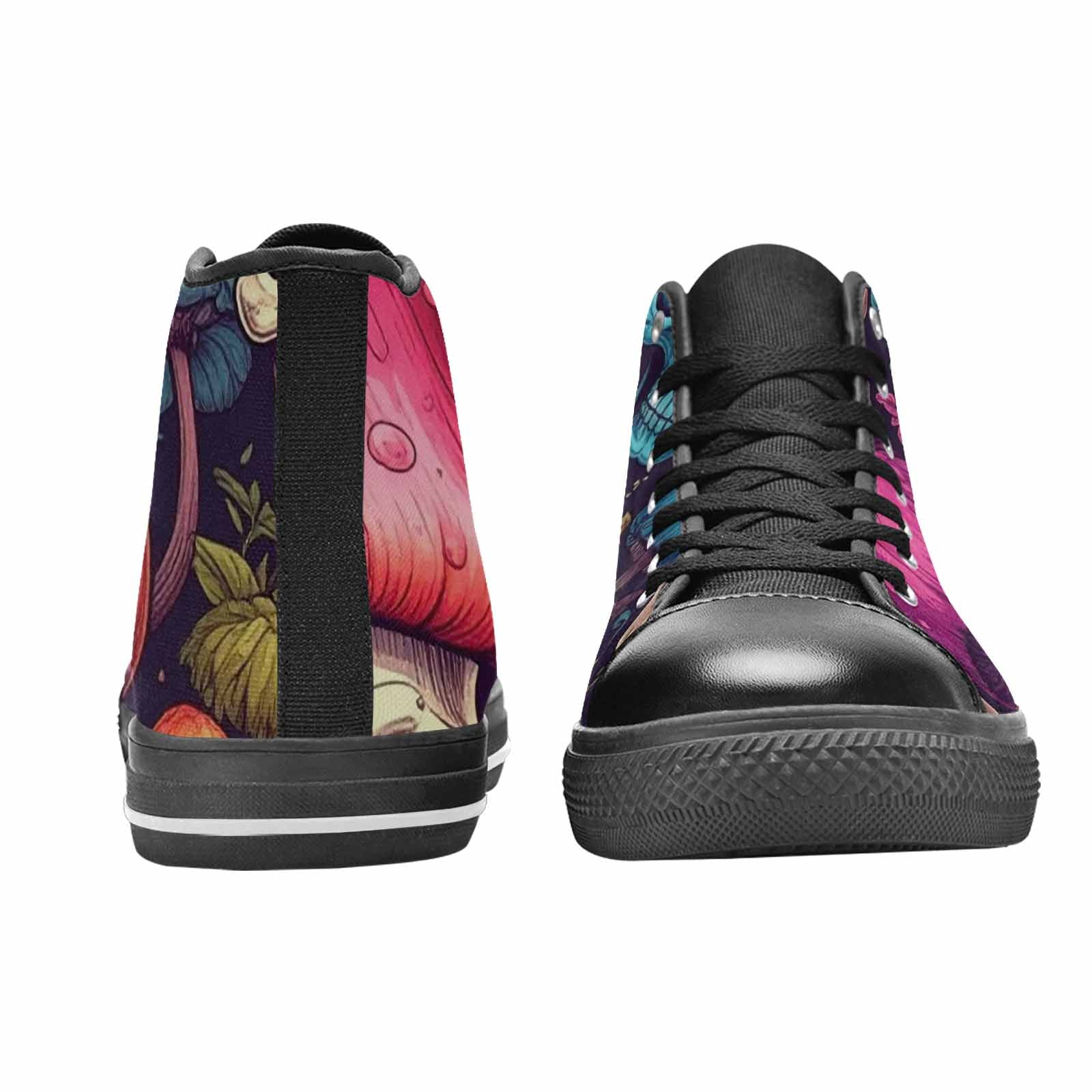 MEN'S Mushroom Skull High Top Canvas Y2K Custom Sneakers