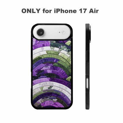 iPhone 17 Air Case — Vivid Camo Genderqueer Pride Camo, Original Design Phone Case