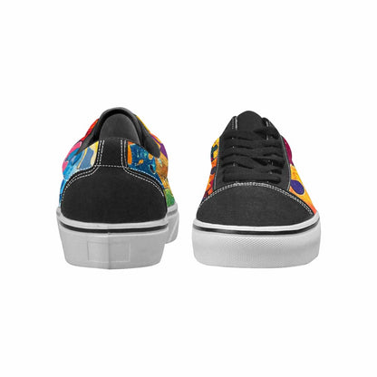 WOMEN'S Autism Puzzle Pieces Lace-Up Canvas Y2K Shoes