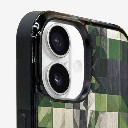 iPhone 16 Plus Case — Aromantic Flag Color Theme Small Rainbow, Unique Phone Case Design