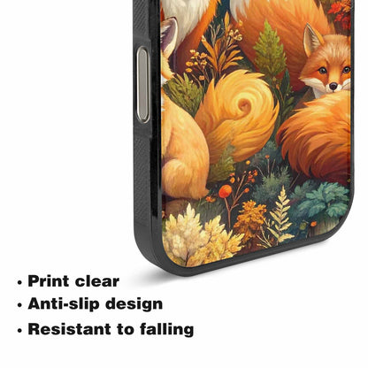iPhone 16 Pro Max Case — Fox Forest Fox Forest Pattern Hundreds, Unique Phone Case Design