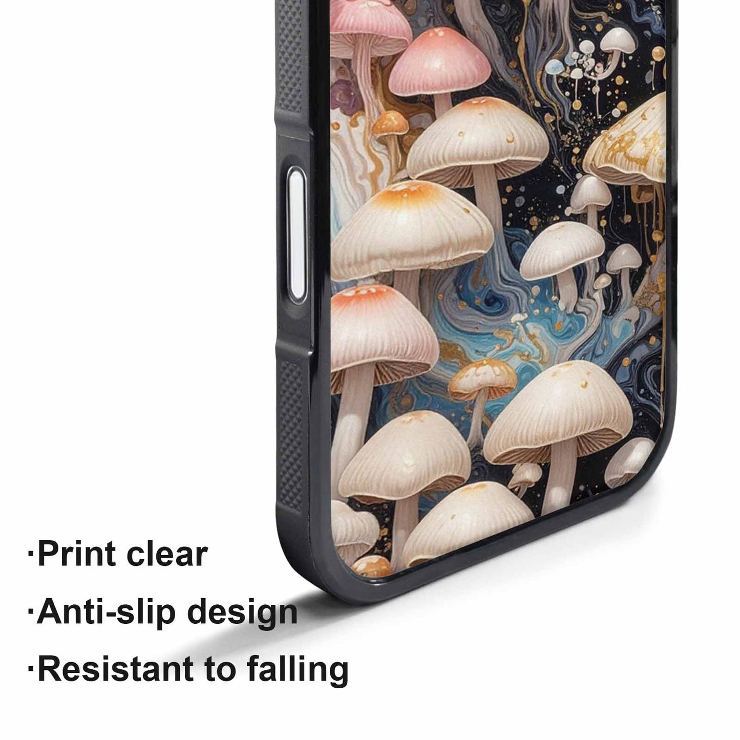 iPhone 17 Pro Case — Mushrooms Pattern Hundreds Of Qdc Original, Unique Phone Case Design