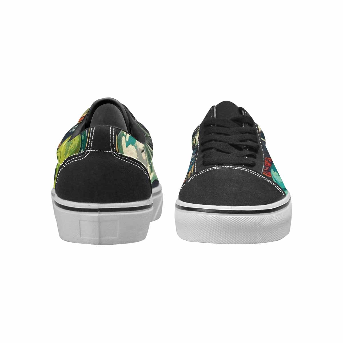 WOMEN'S Aliens × Camo Aliens Lace-Up Canvas Cottagecore Custom Sneakers