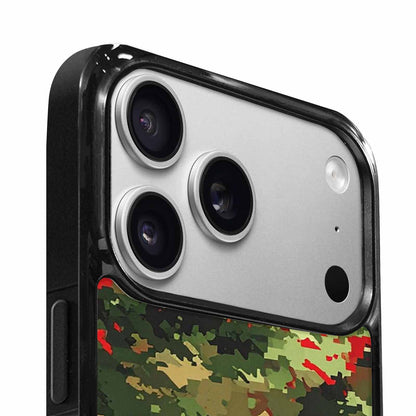 iPhone 17 Pro Case — Small Military Camouflage Blotch Pattern Camo, Custom Designed Case Cover