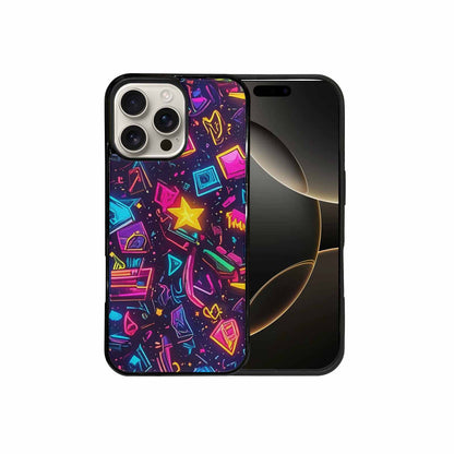 iPhone 16 Pro Max Case — 80s Retro Motif 80s Retro Motifs, Customized Protective Case