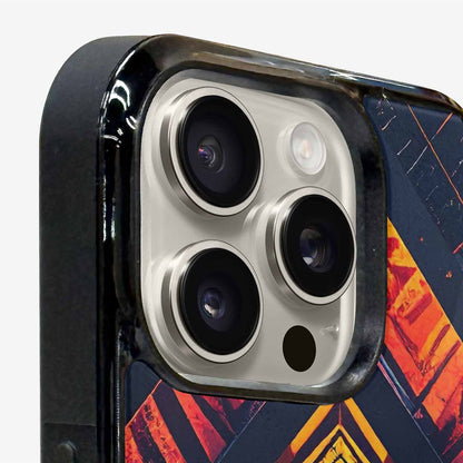 iPhone 16 Pro Max Case — Wild Tribal Ripple, Custom Phone Case