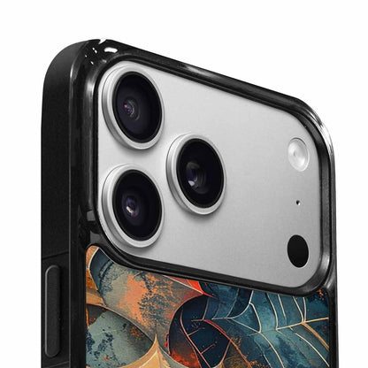 iPhone 17 Pro Case — Distressed Horror Spider Web Original Art, Custom Phone Case