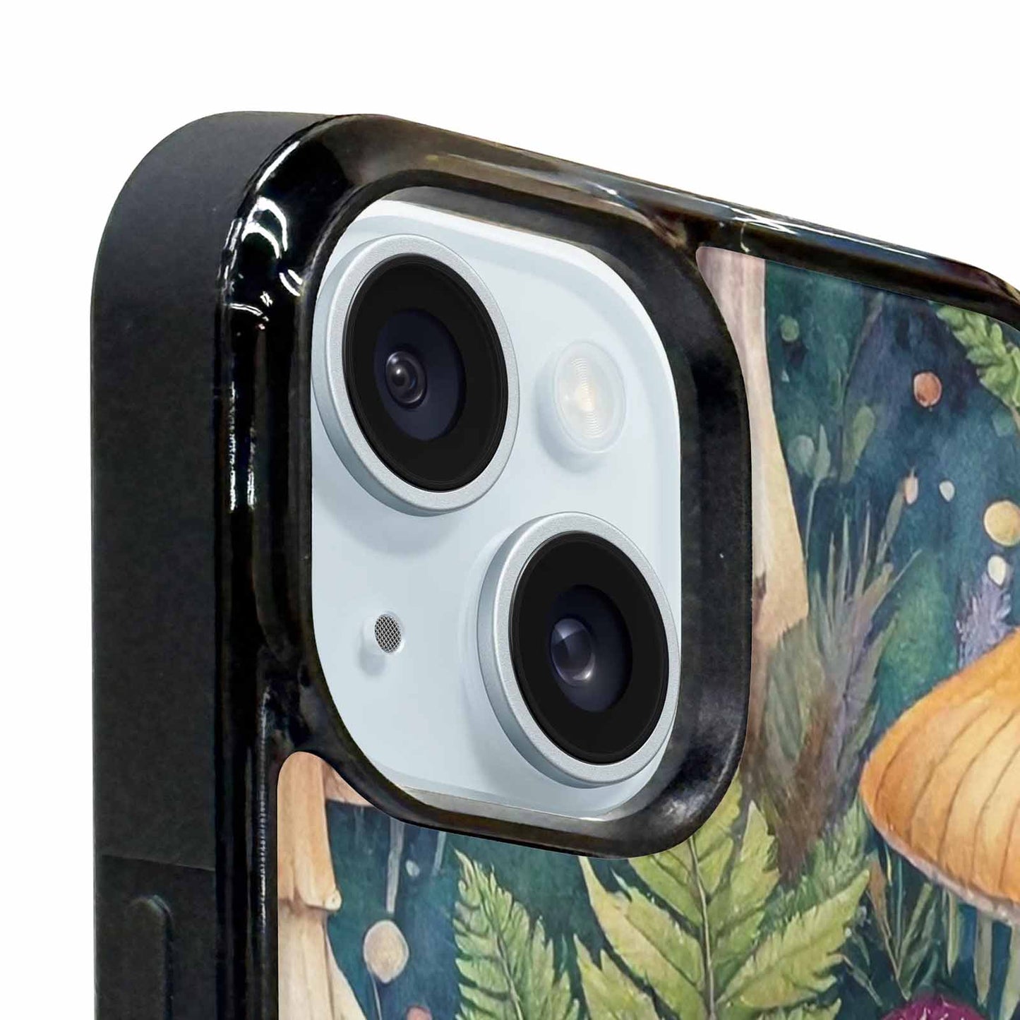 iPhone 15 Plus Case — Mushrooms Botanicalmushrooms P, Personalized Phone Case