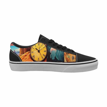 WOMEN'S Surreal Dream Fragment Lace-Up Canvas Dark Academia Sneakers